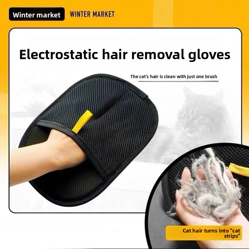 Magic Pet Hair Removal Glove - Remove Cat Fur in Seconds